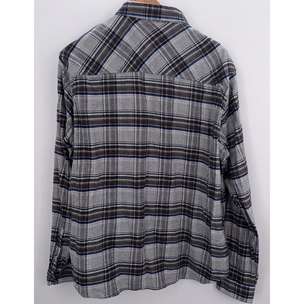 Mountain Khakis Mens 2XL XXL Gray Plaid‎ Long Sleeve Super Soft Flannel Pockets - Picture 7 of 7